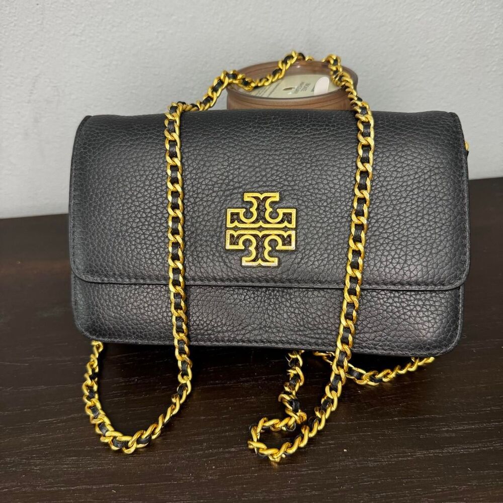 Tory-burch Women's Black and Brown Bag